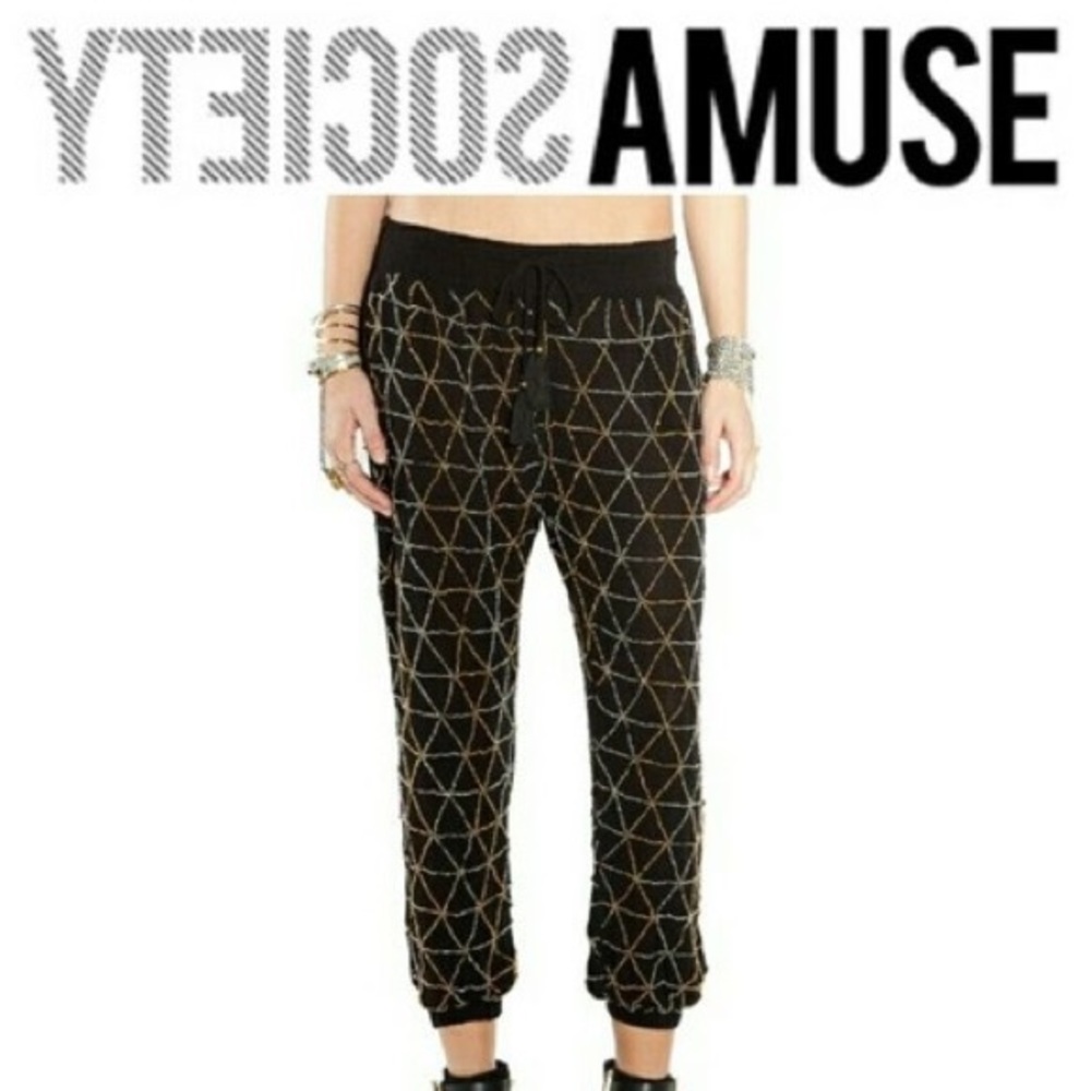 Beaded Harem Pants